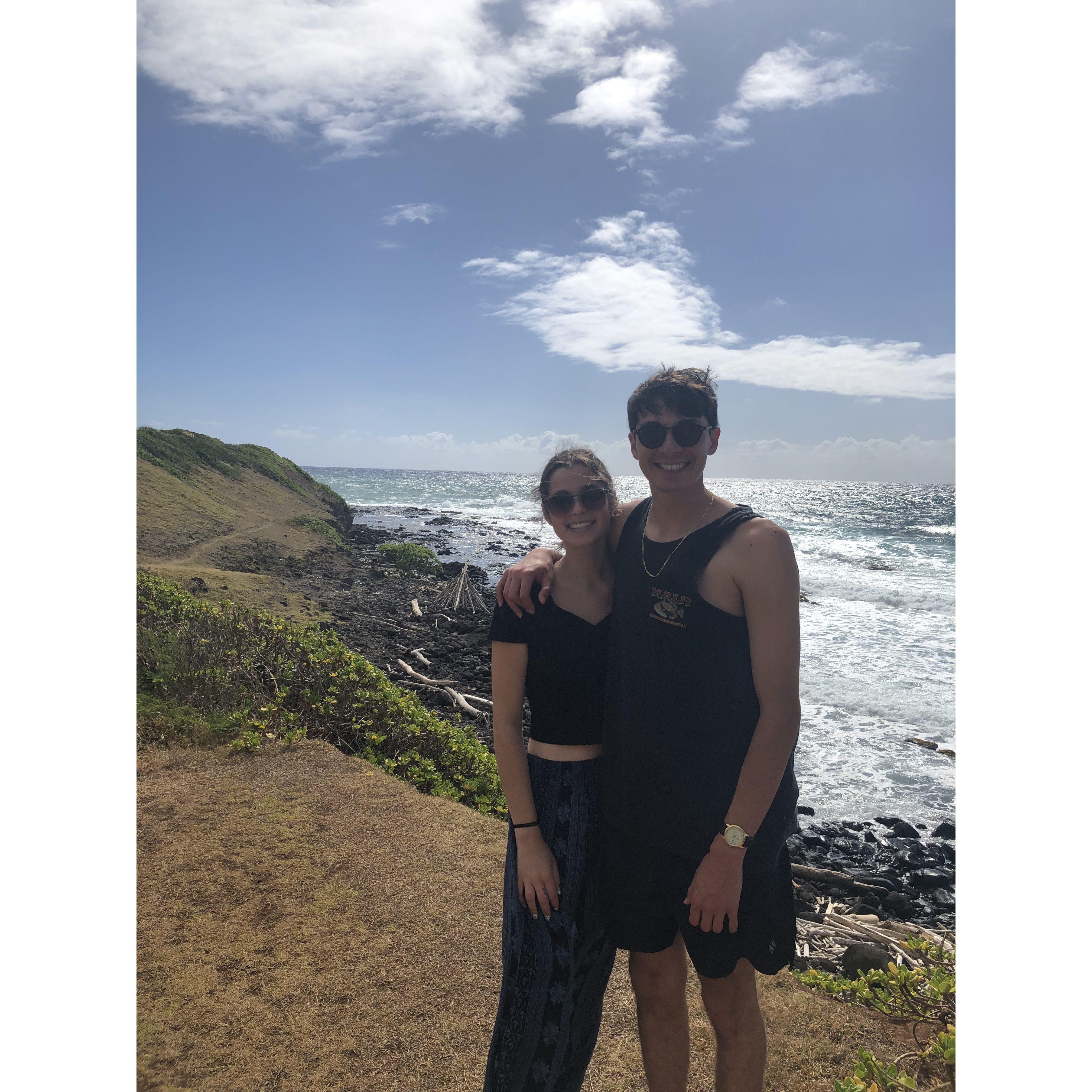 July 2021 - Clark took Sarah on vacation with his family to Hawaii! One of the most beautfiul places.