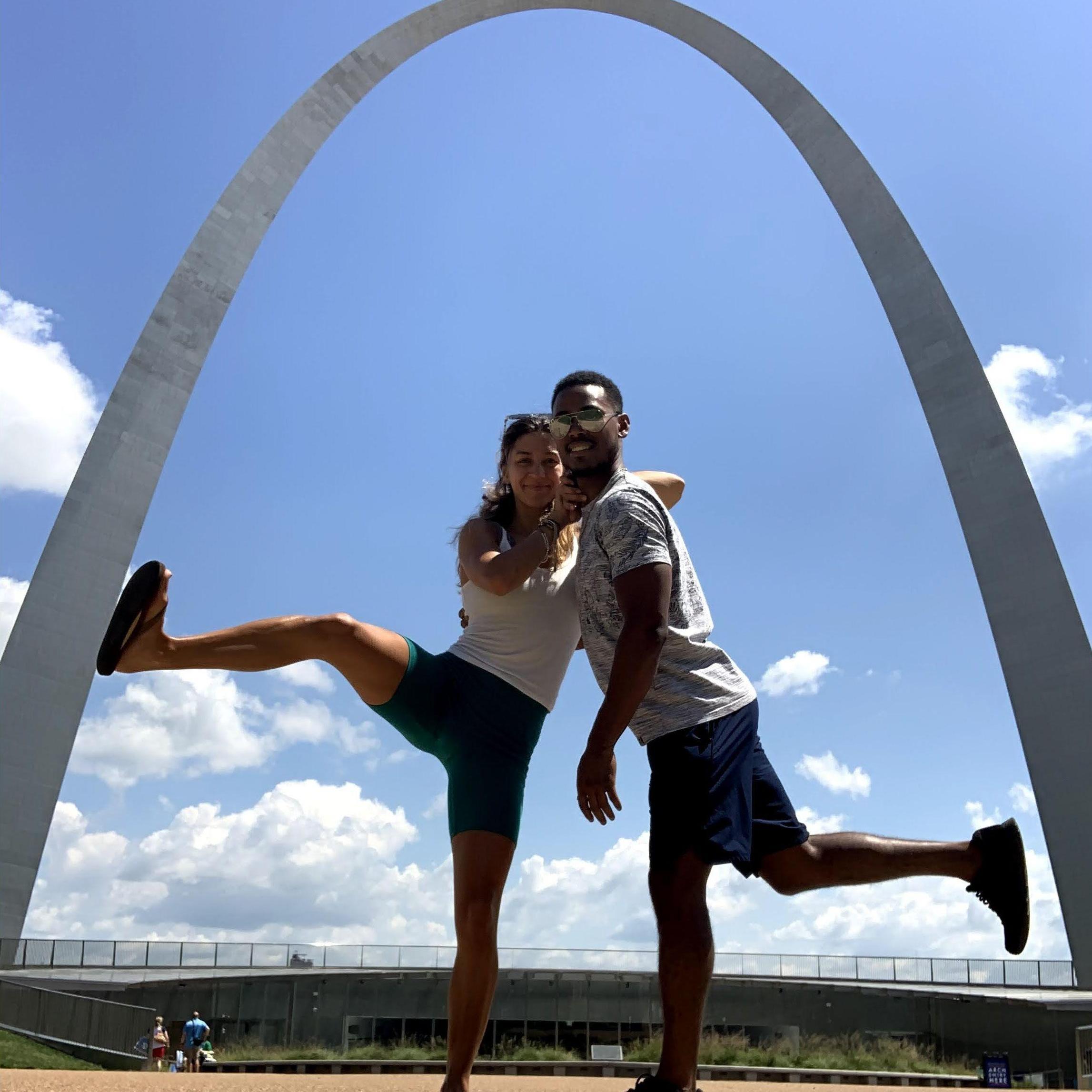 St. Louis arch road-trip 2020