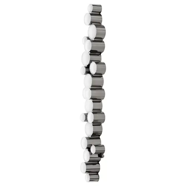 SÖDERSVIKLED wall lamp, dimmable, black chrome plated27 1/2x3 7/8 "