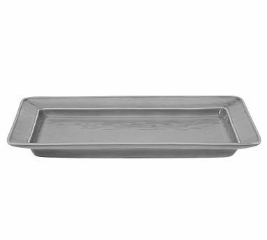 Cambria Rectangular Serving Platter, Gray