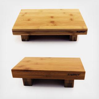 Bamboo 2-Piece Sushi Tray Set