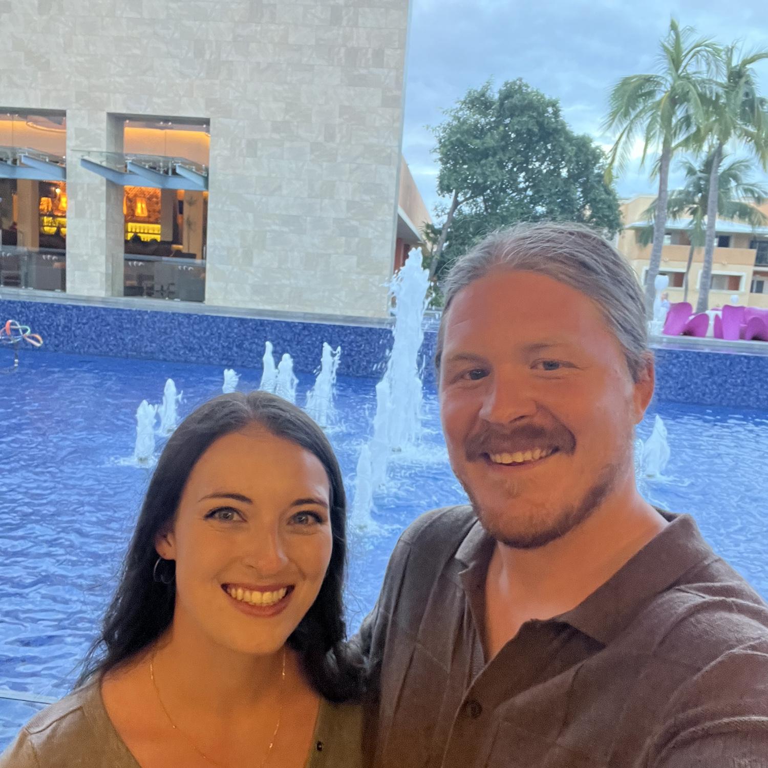 Vacation in Mexico for our “-1 year anniversary” (as Mitchell calls it) — October 2024!