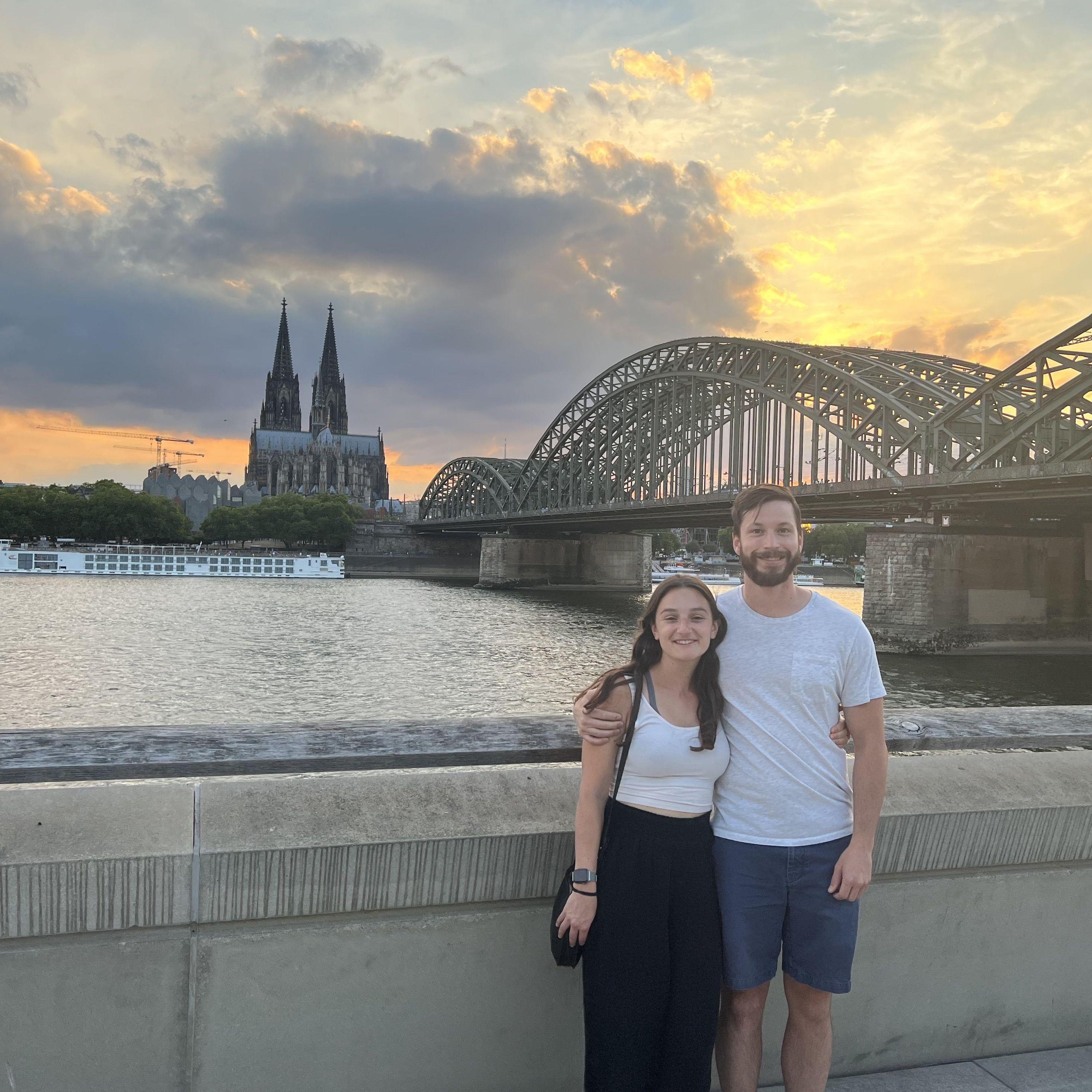 July 2022 - Sunset in Cologne, Germany