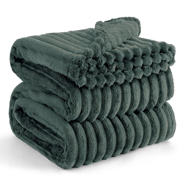 Bedsure GentleSoft Mallard Green California King Size Blanket for Couch - Cozy Soft Blankets for Women, Cute Small Fleece Throws for Girls, Birthday Gifts for Women, 102x96 Inches