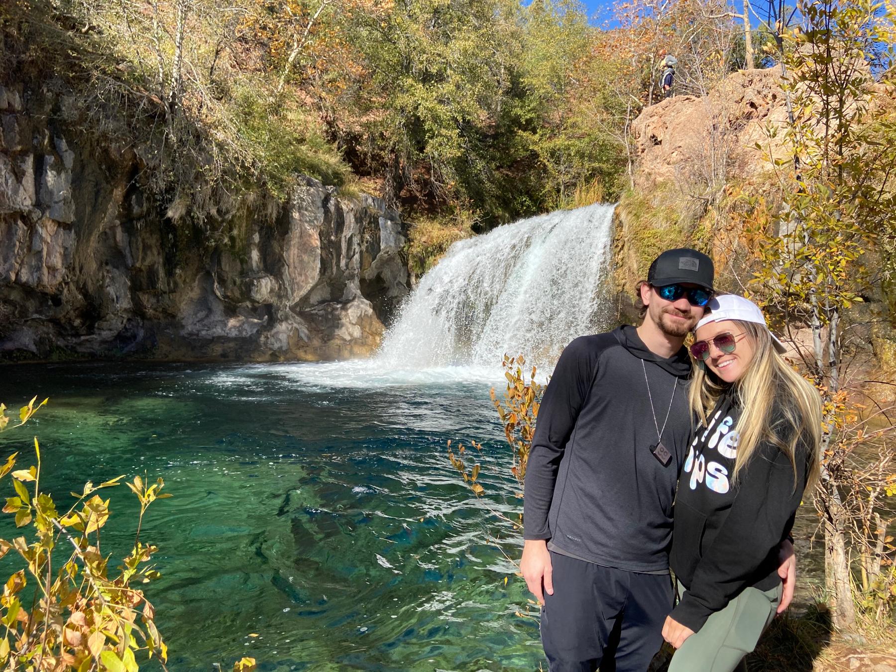 Fossil Creek Waterfall in Camp Verde, AZ. December 2020