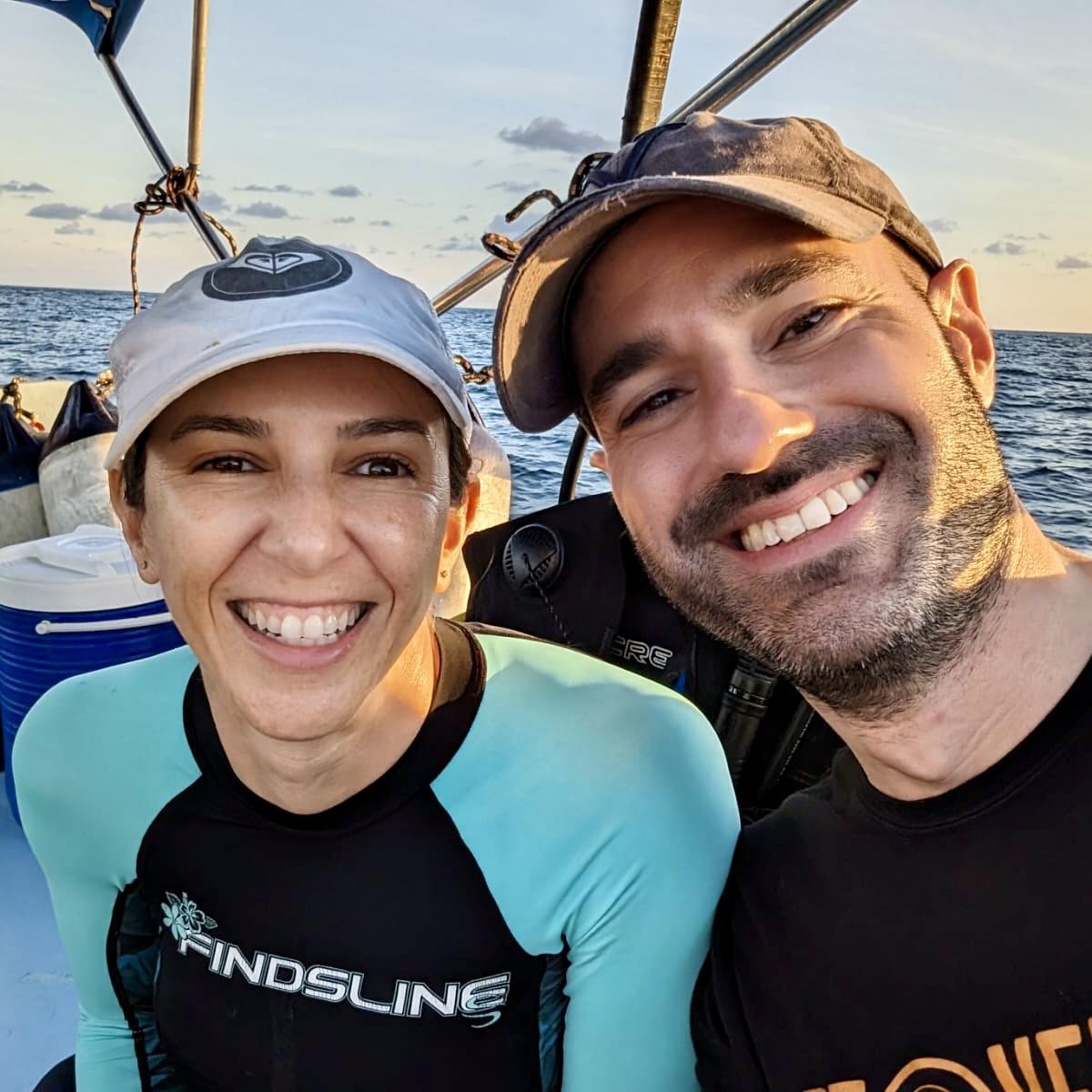 I learned to scuba!! And Scott joined me for a few dives.