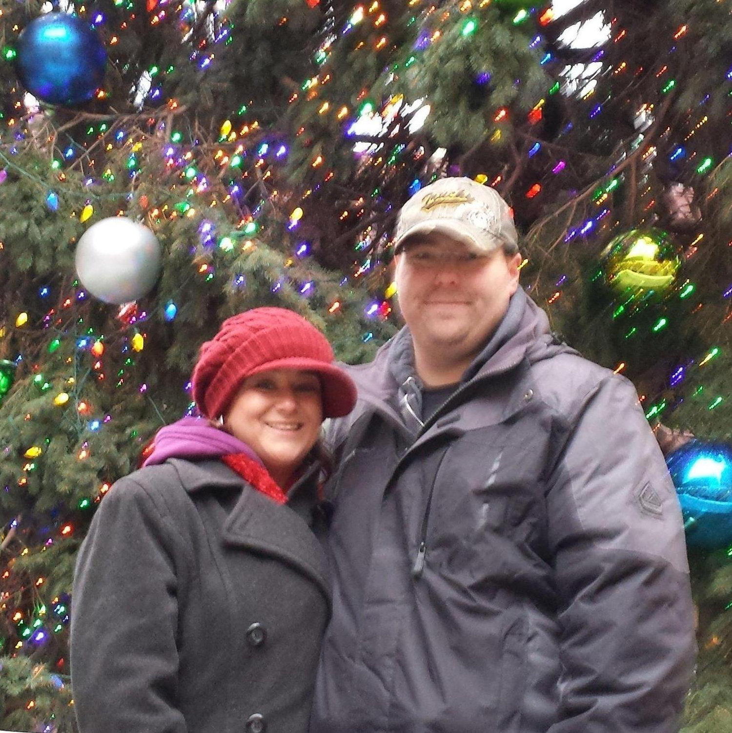 This was our first Christmas together in 2013