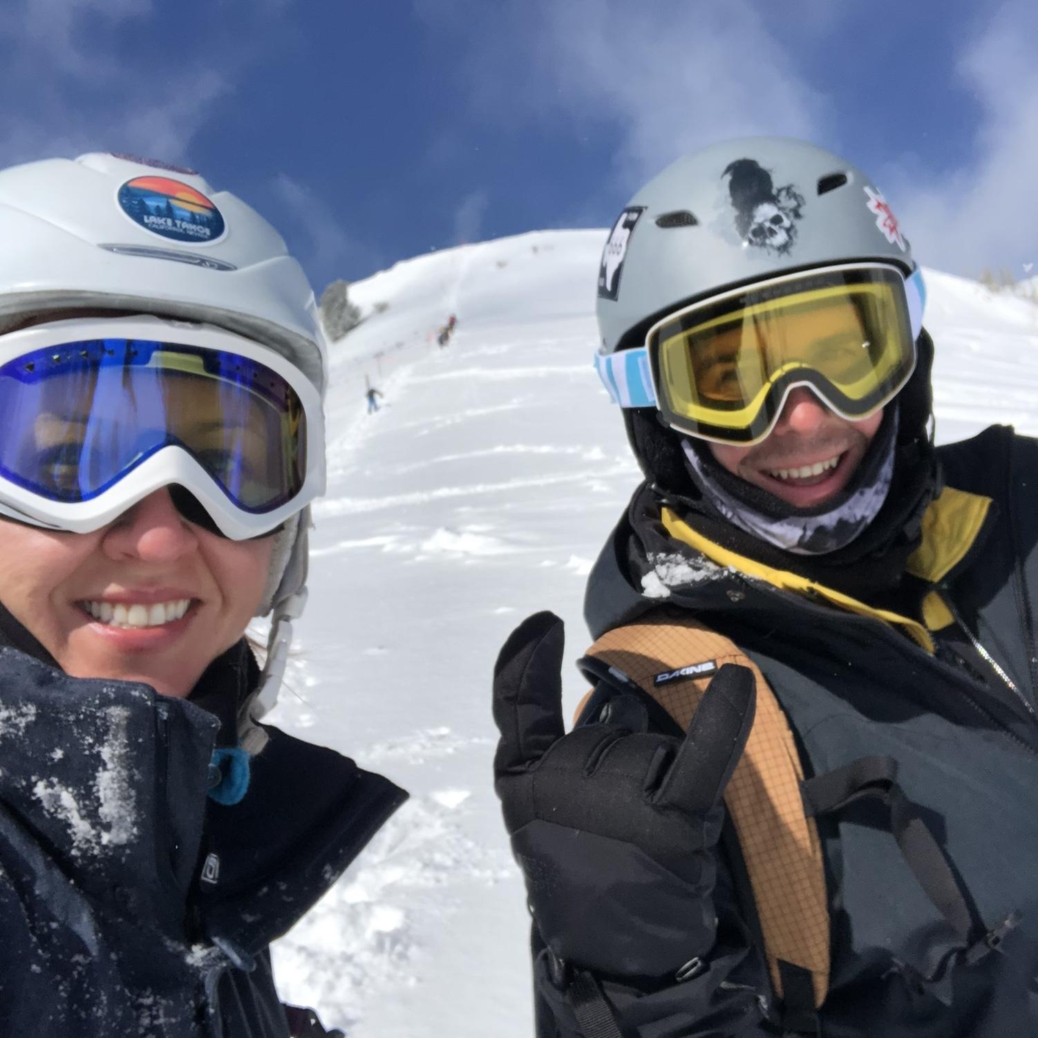 About to hike up & ski down - Park City ski trip
