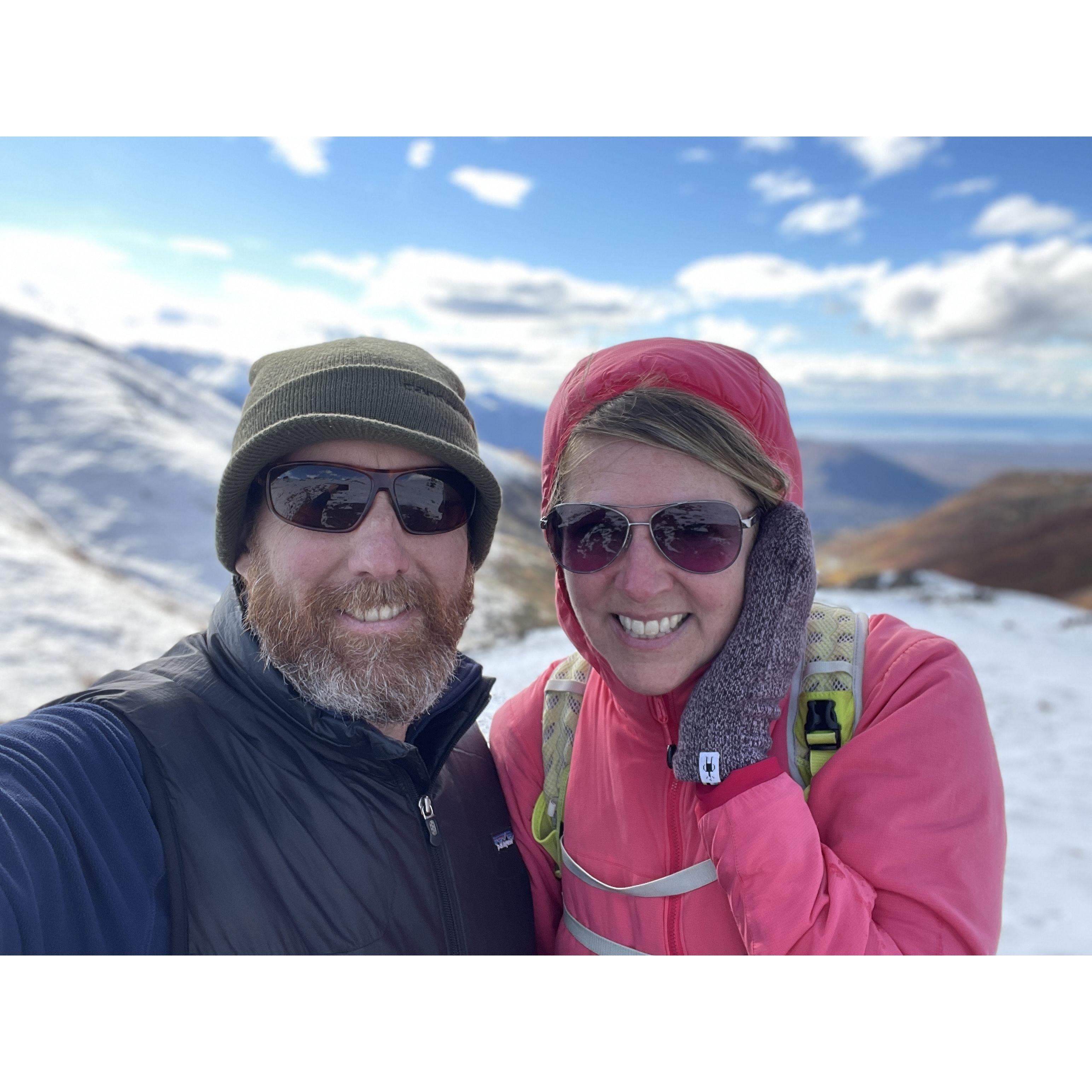 Our first picture as an engaged couple