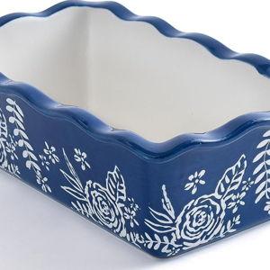 Wisenvoy Loaf Pan Bread Pan Ceramic Baking Pans Hand Paint Meatloaf Pan Nonstick Loaf Pans For Baking Bread