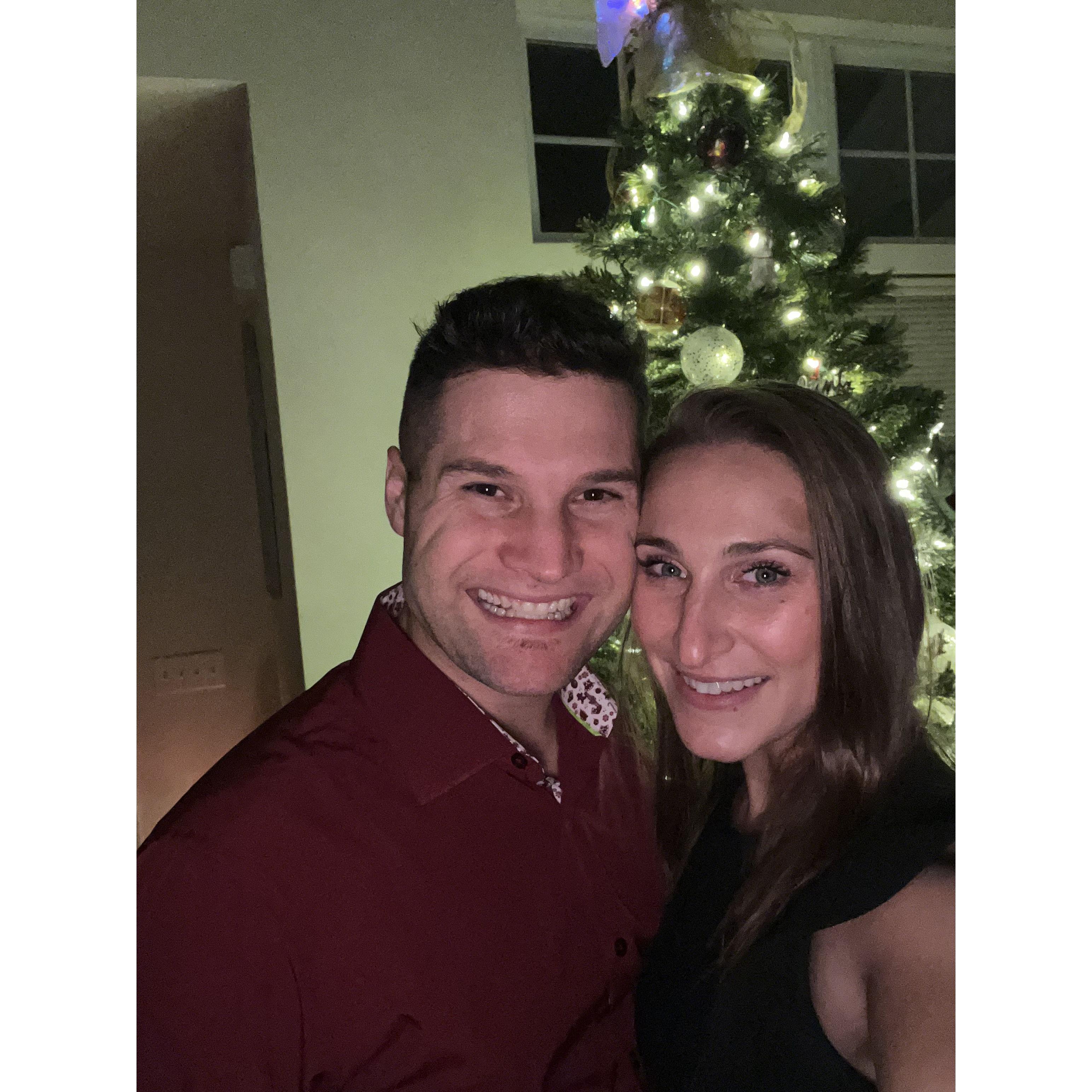 Our first Christmas engaged!! Christmas 2022, Rochester, NY