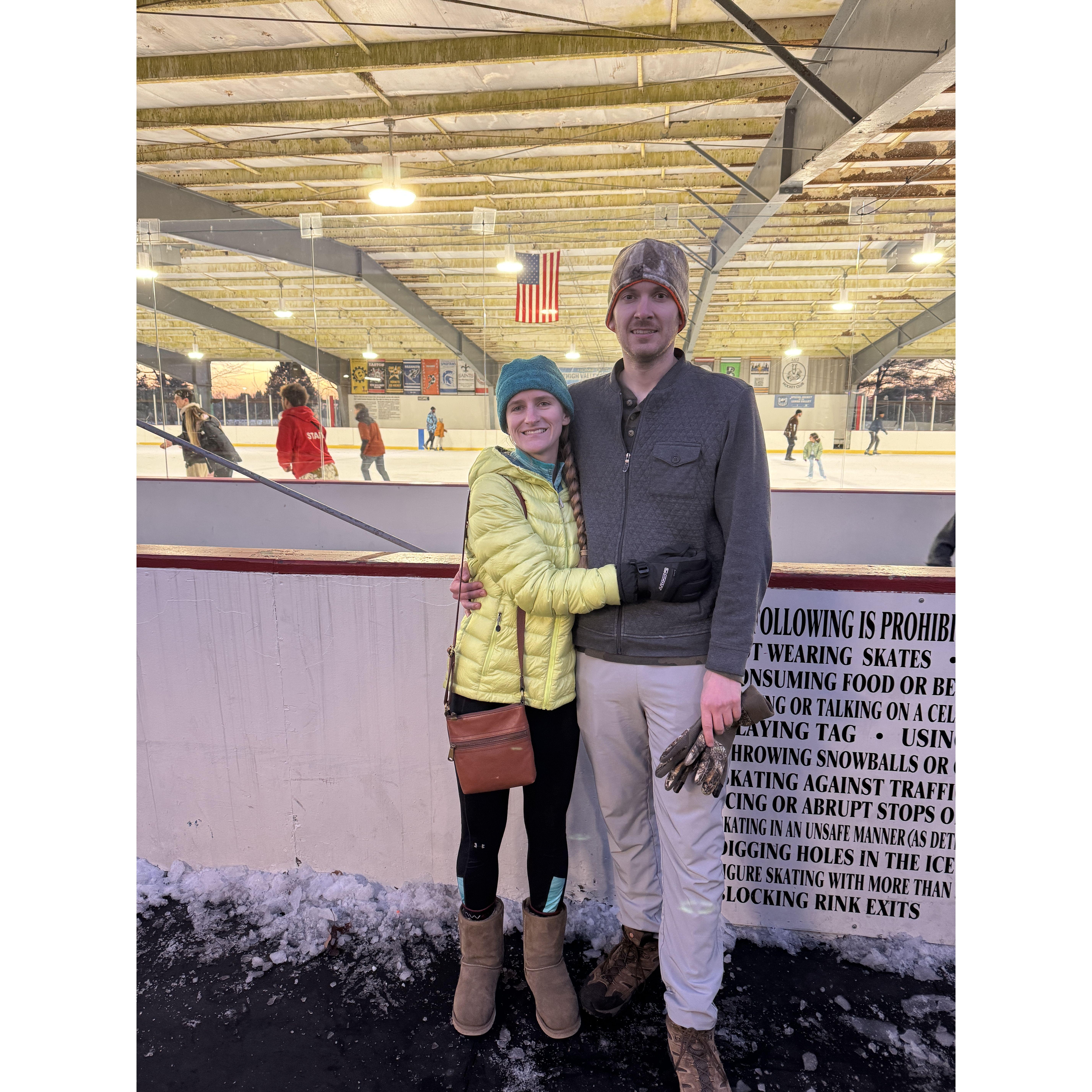 Bringing Cody Ice Skating