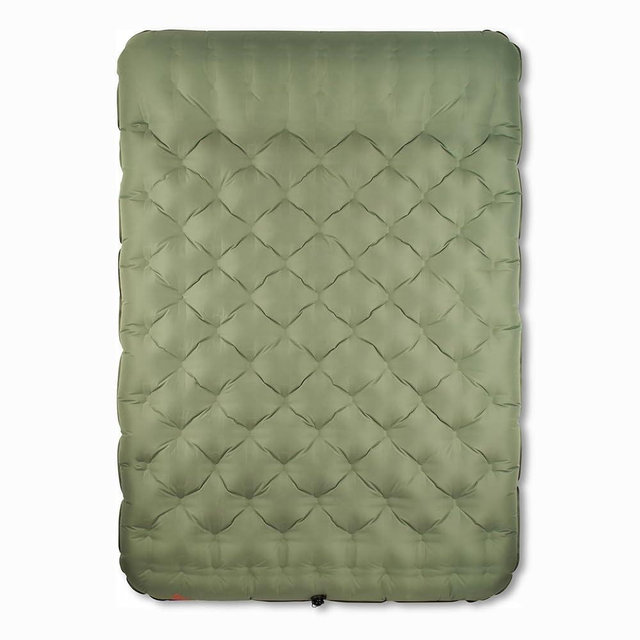 Kelty Kush Queen Air Bed W/Battery-Powered Pump, PVC-Free Queen Air Mattress, Comfy and Plush 6-inch Pad, Carry Bag Included - Indoor/Outdoor Camping Air Bed
