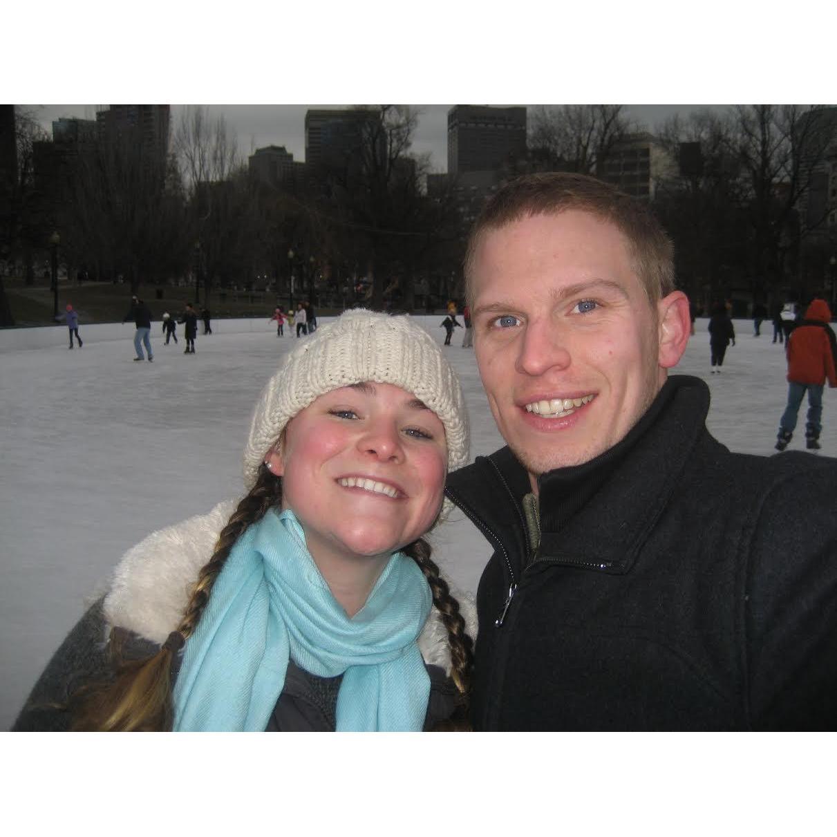 Skating on the frog pond winter 2014