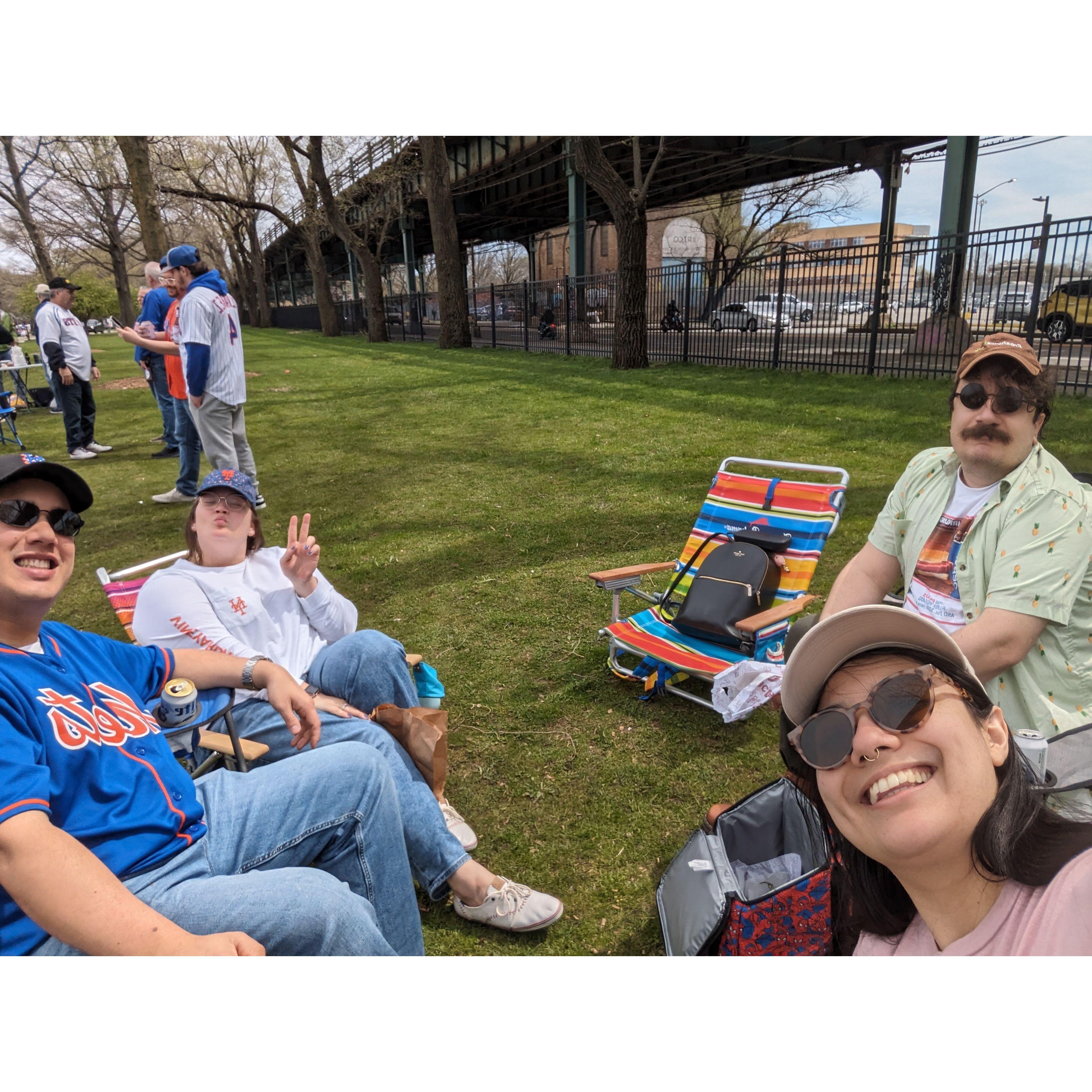 Our first Mets game!