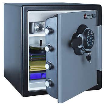 SentrySafe 1.23 CuFt Fireproof Safe and Waterproof Safe with Digital Keypad