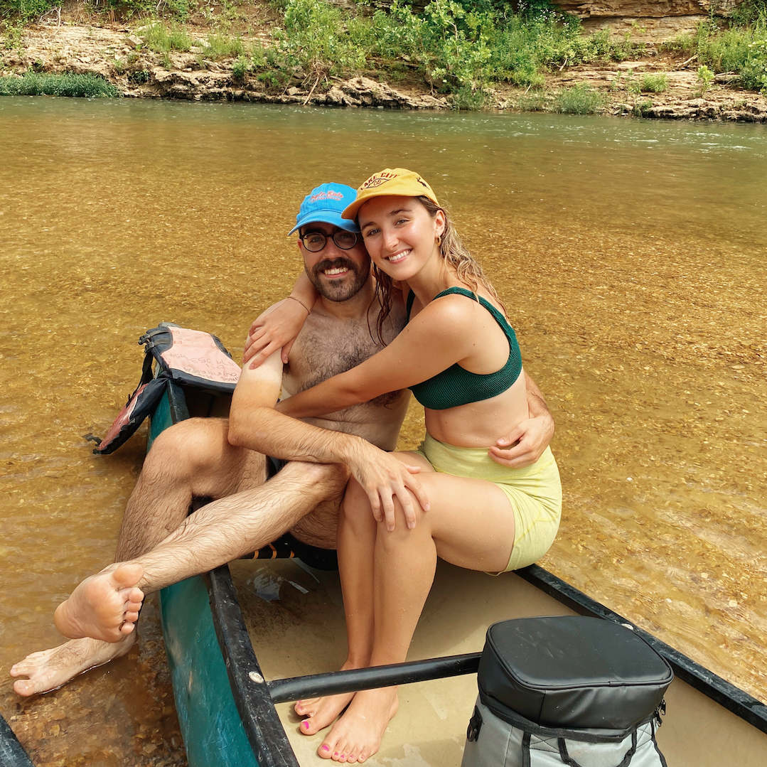 Float day on the King's River outside of Fayetteville with dear friends. One of our happiest memories.
