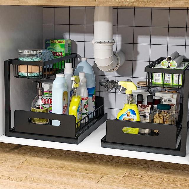 bukfen Stainless Steel Under Sink Organizer