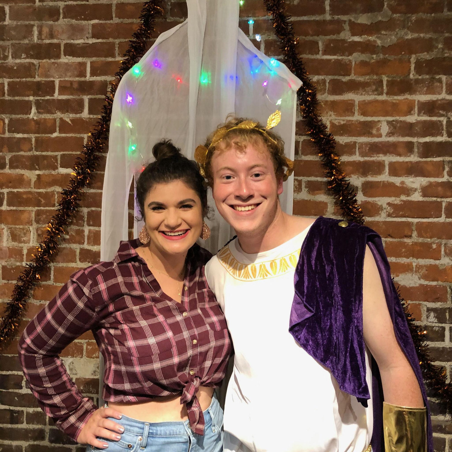 Nov 2019: Saylor invited Leigh to the SAE halloween party! This cowgirl and greek god had fun getting to know each other better. They started dating the following month.