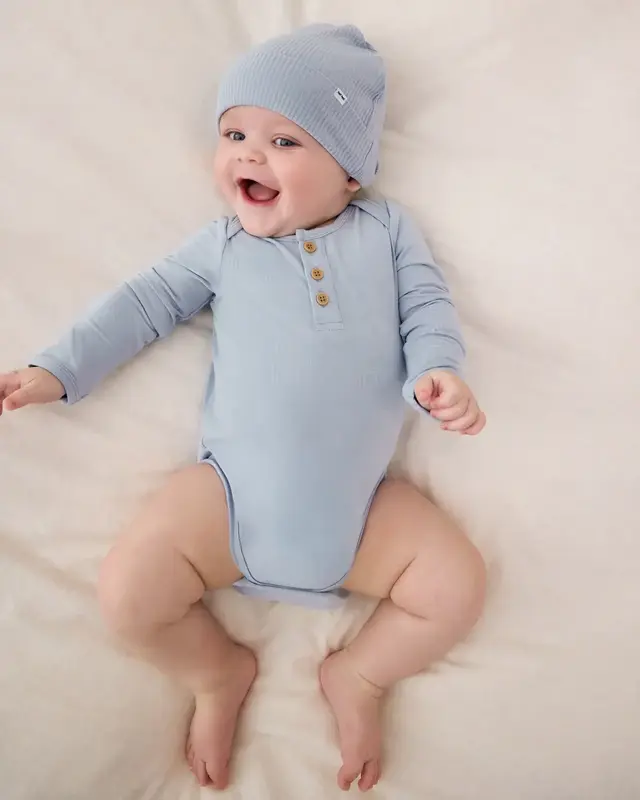 Light Fog Henley Bodysuit