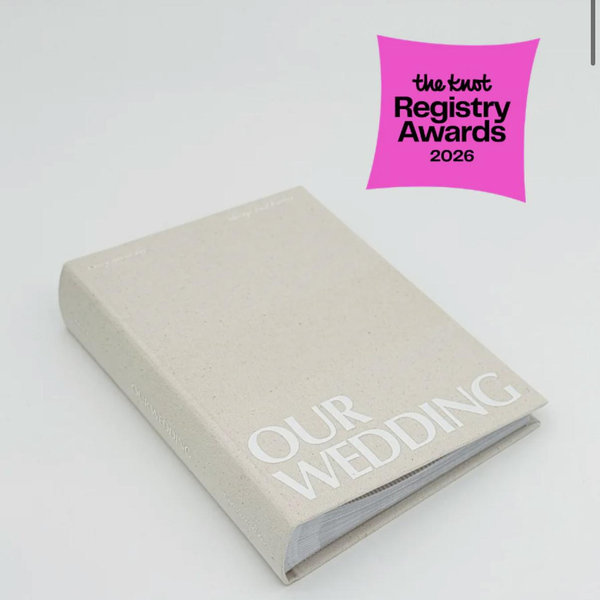 Wedding Photo Album in classic linen