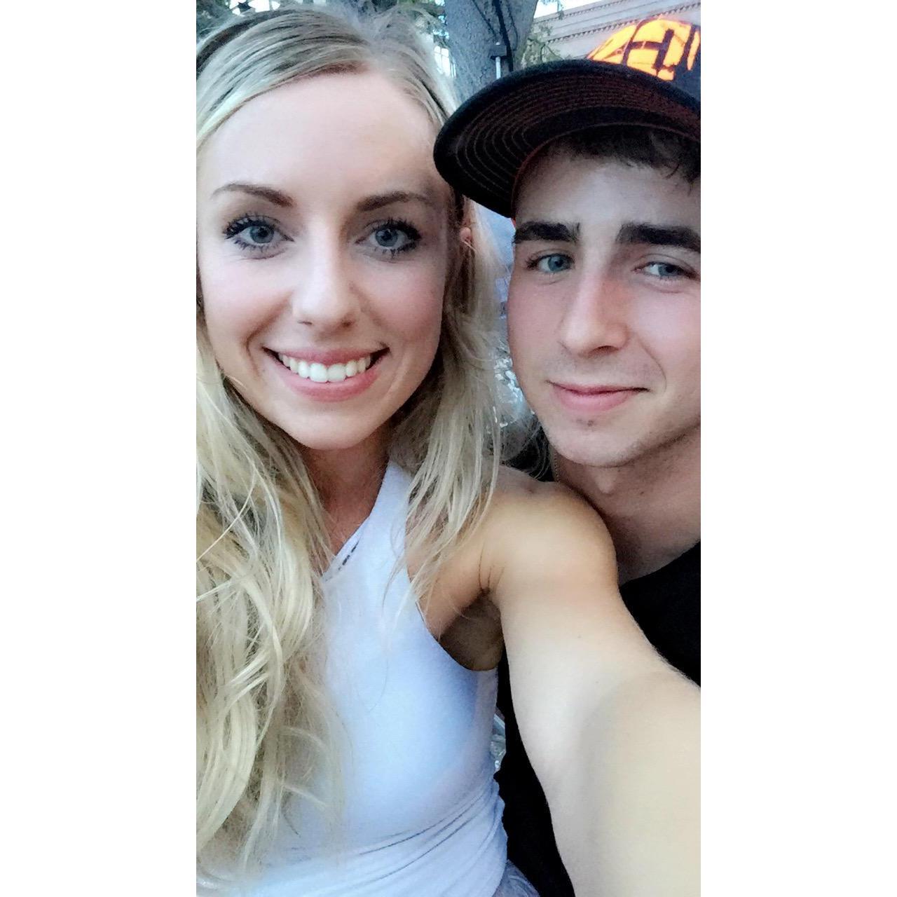Our first concert together.