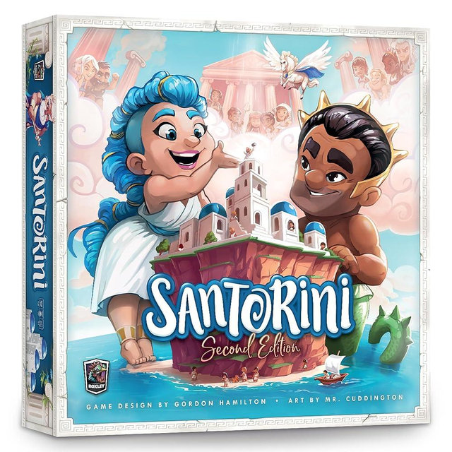 Santorini: Second Edition - an Elegant, Accessible Strategy Game Based in Greek Mythology | Ages 8+ | Plays in 20 Minutes