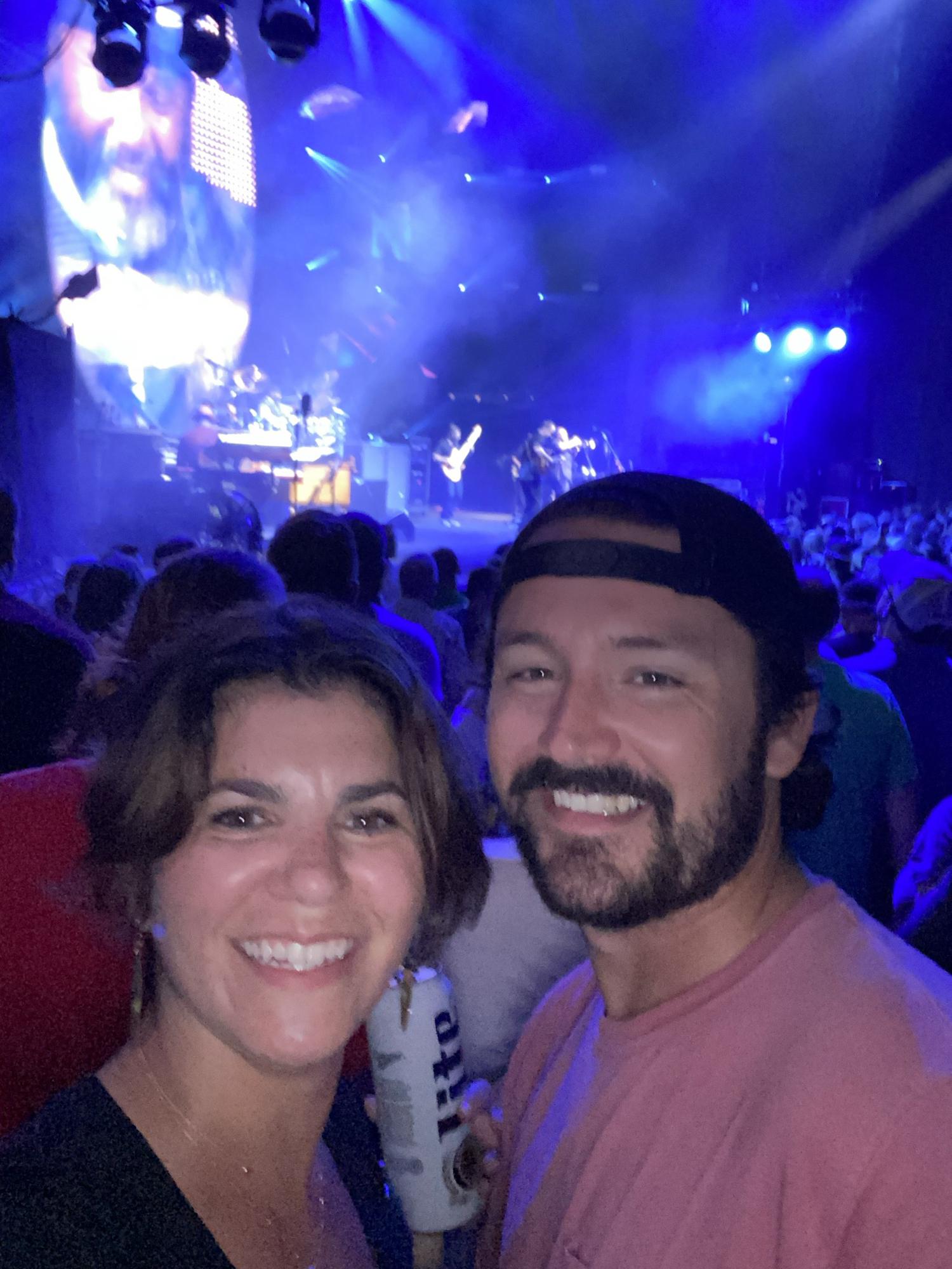 At Dave Matthews Band! Our favorite!!