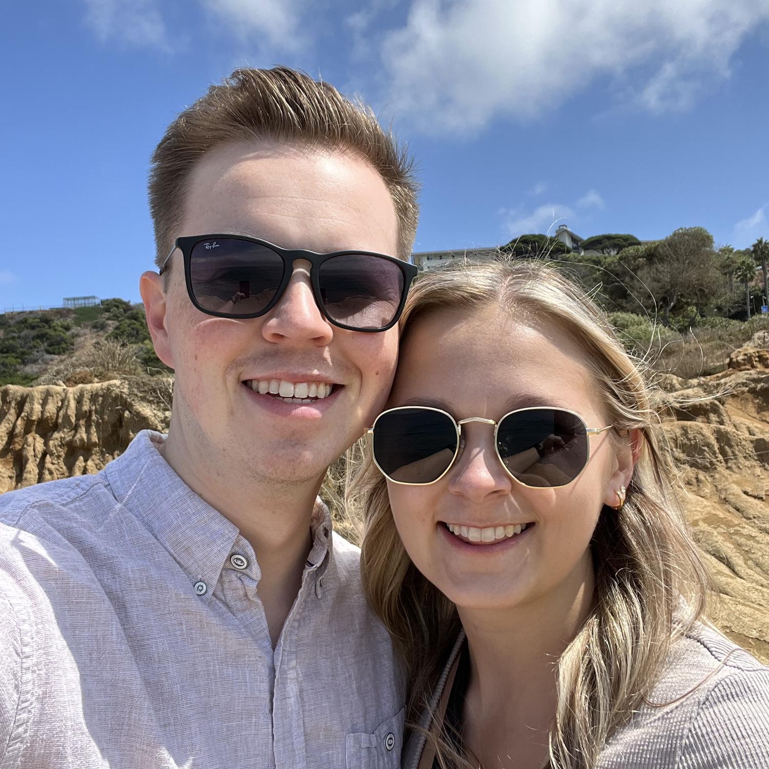 First trip together to San Diego, where Kaitlyn went to college