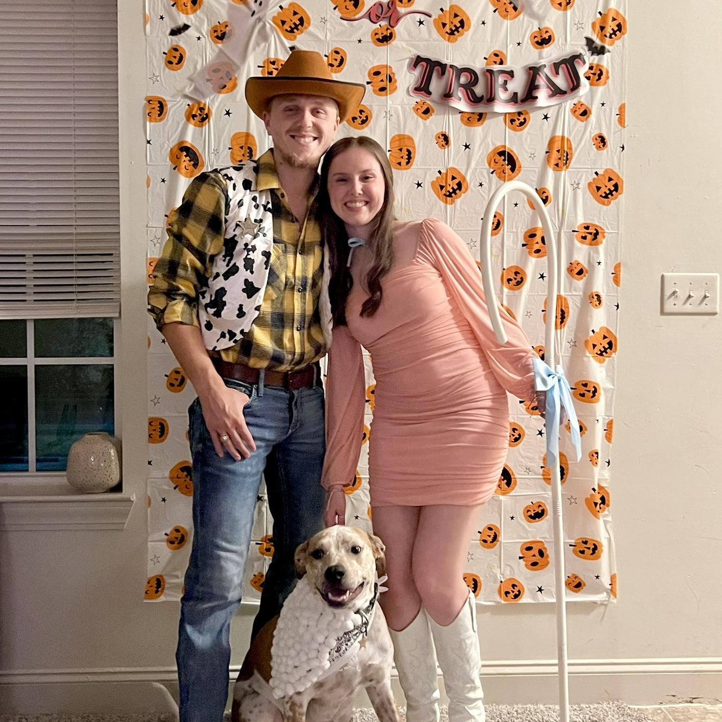 First Halloween with Cowboy...