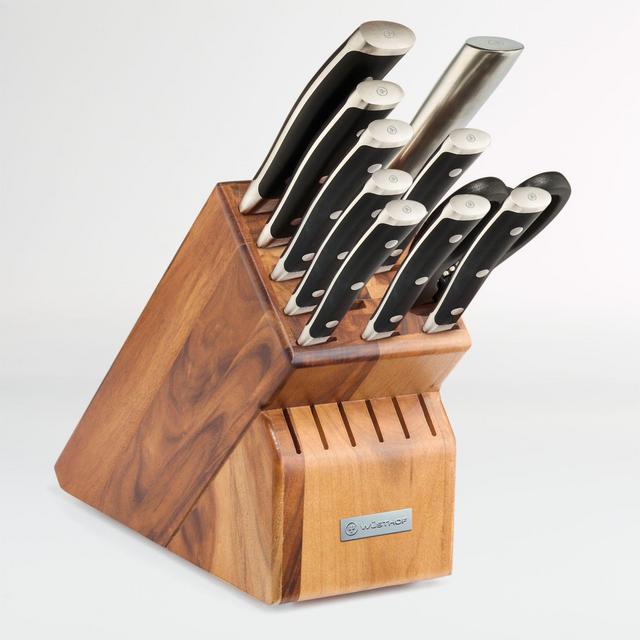 Wüsthof ® Classic Ikon 11-Piece Acacia Knife Block Set