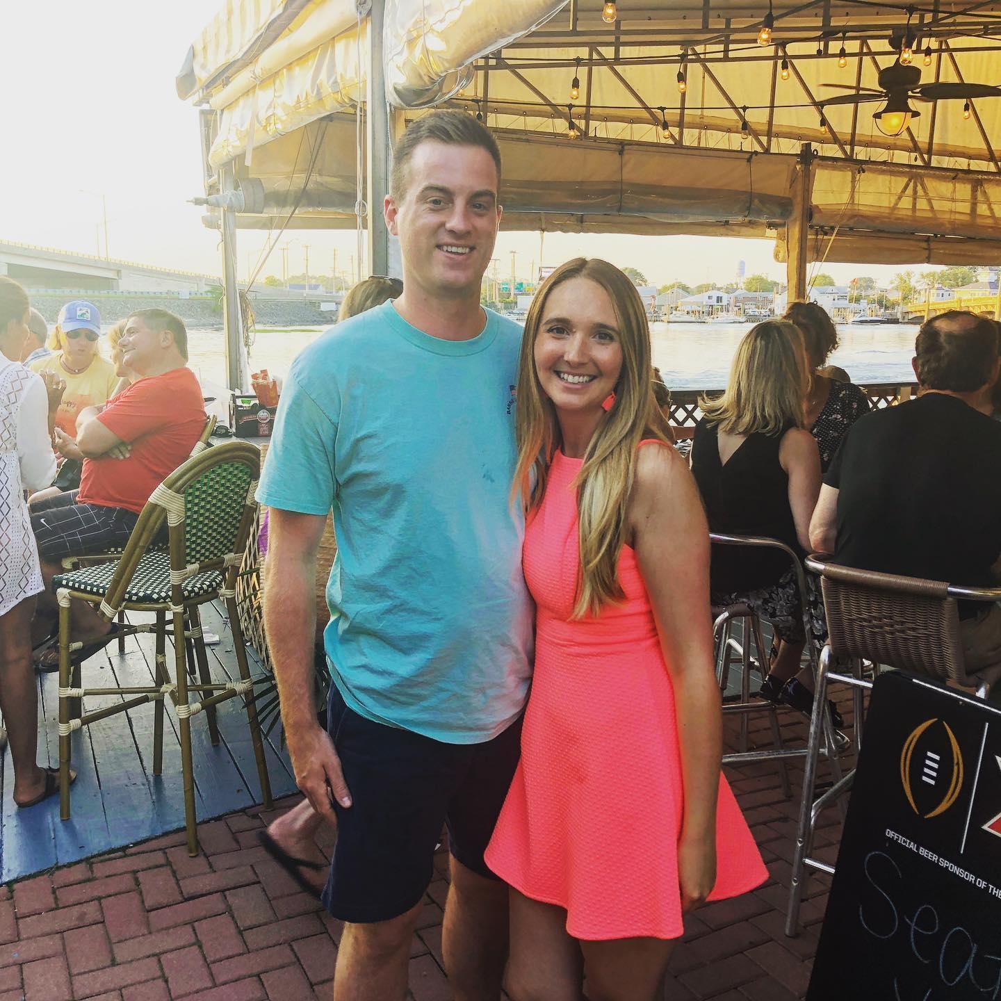 Happy hour and dinner at Klein's - our favorite seafood spot down the shore! Belmar, NJ - July 2019