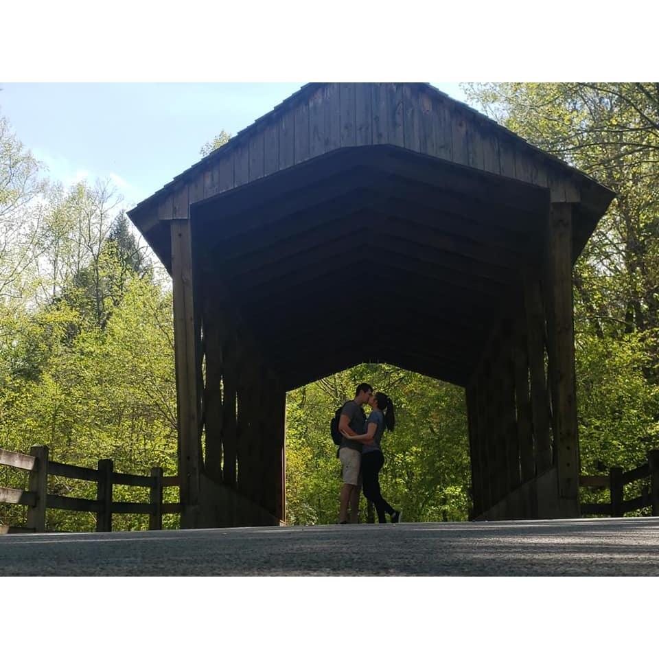Hiking the trails where we will say I DO!