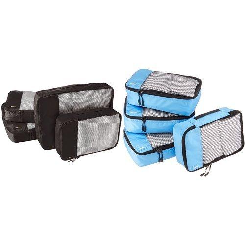 Amazon Basics 8-Piece Packing Cube Set - 2 Large, 2 Medium, 4 Small