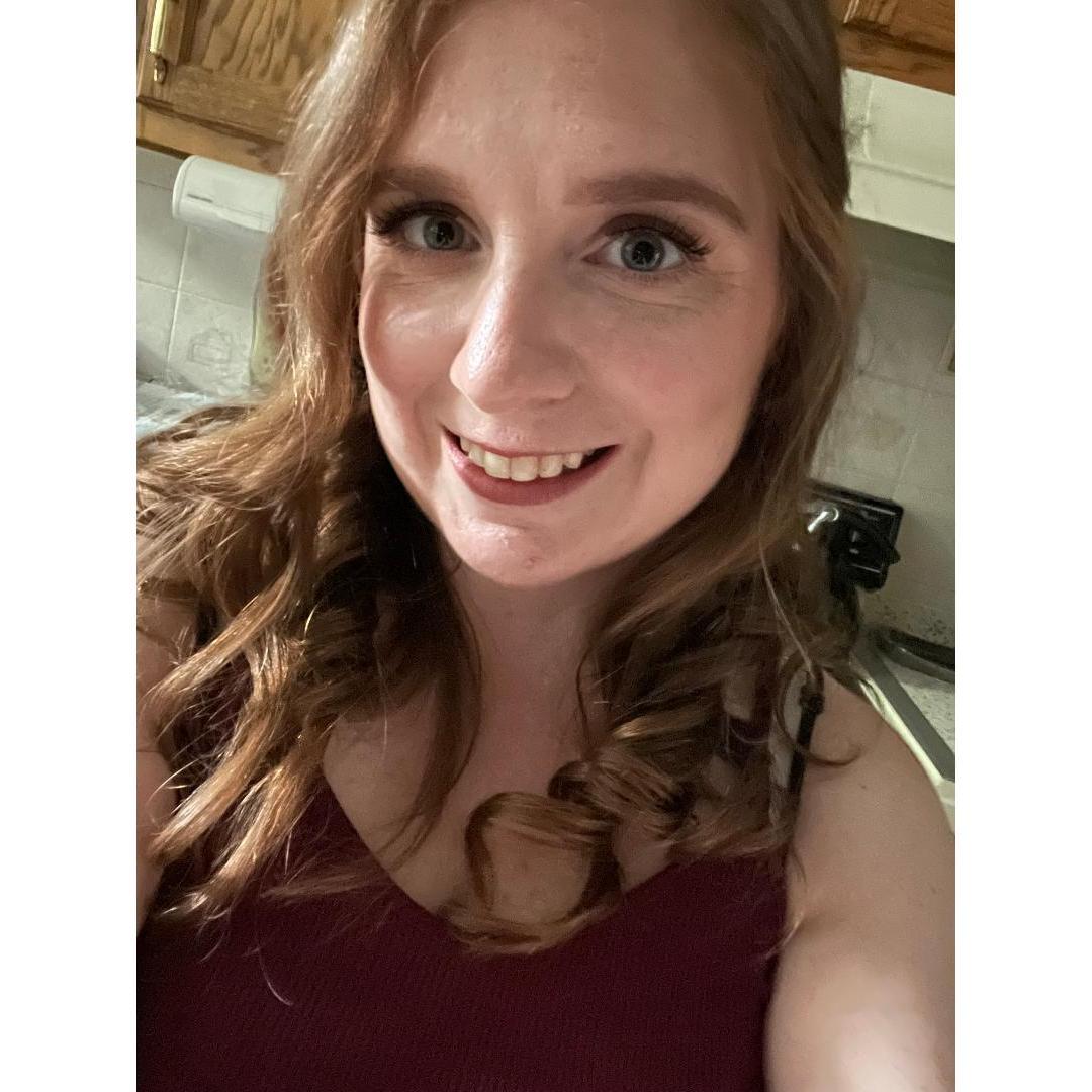 After getting my hair and makeup done for our engagement photo shoot!