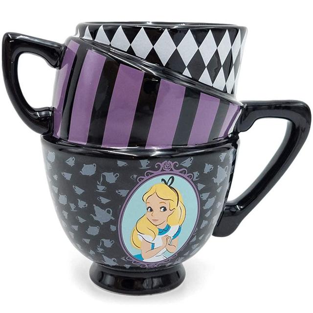 Silver Buffalo AW8295B Disney's Alice in Wonderland Sculpted Mug, Multicolor