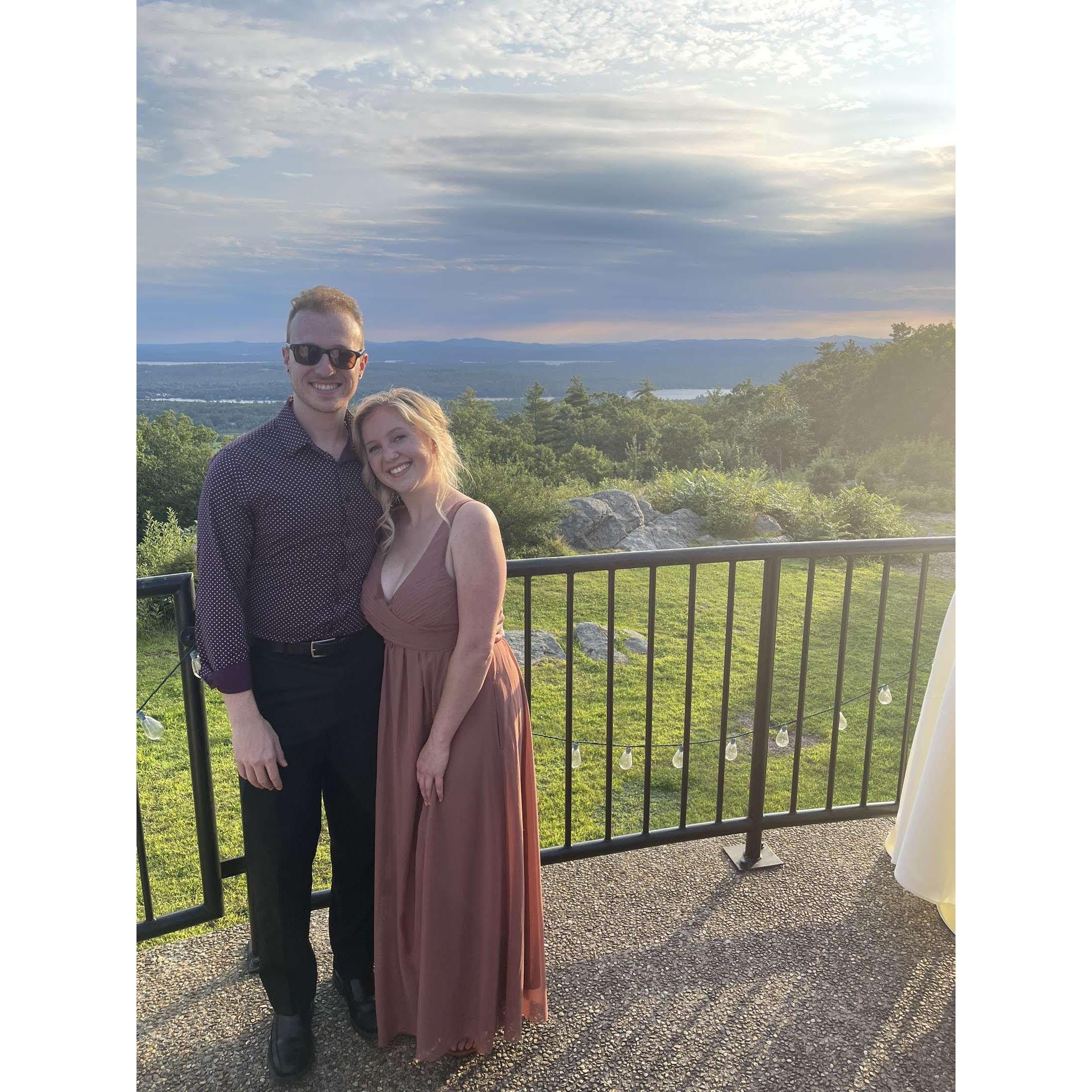 Us at Heidi & Dylan's wedding.