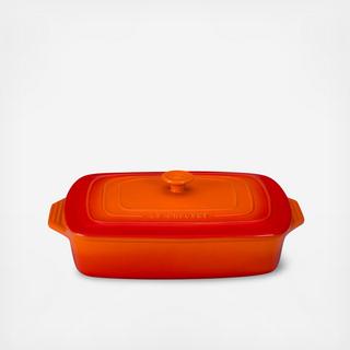 Covered Rectangular Casserole Dish