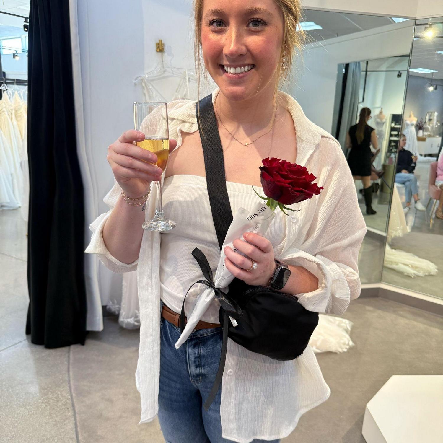 Celebrating saying YES TO THE DRESS!