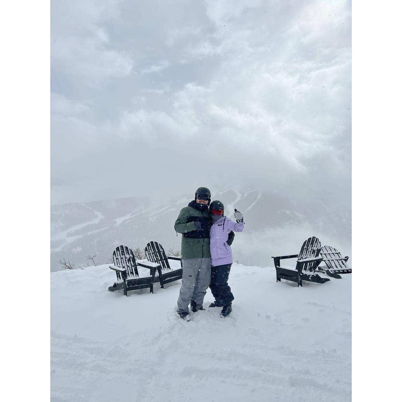 Skiing in Aspen for X Games in January 2023