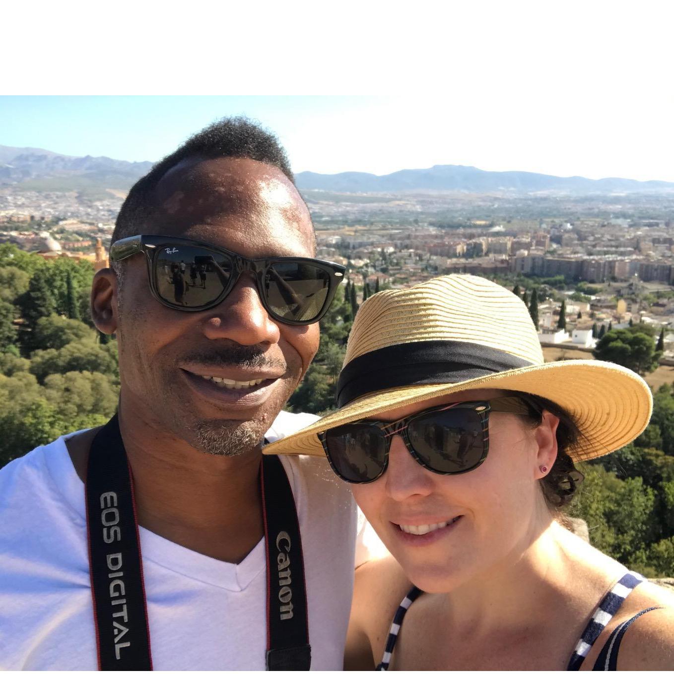 At the Alhambra Palace in Granada, ,Spain