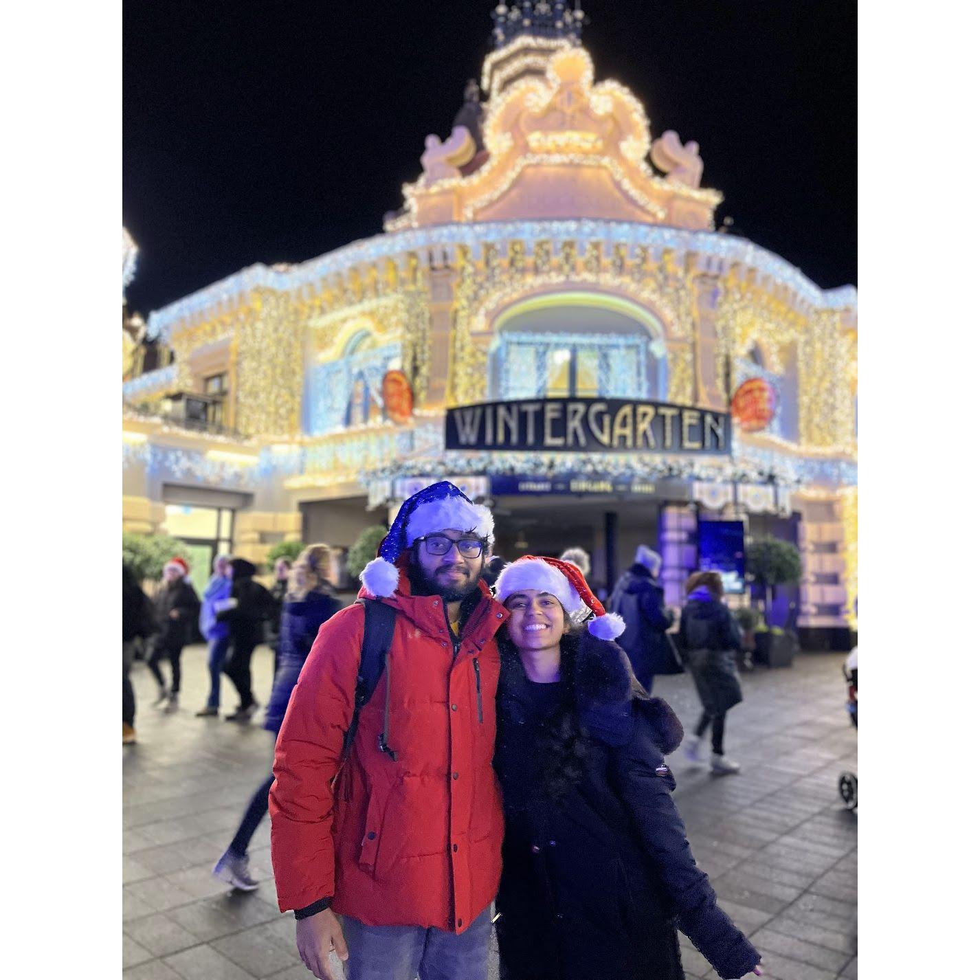 The day we experienced our first roller coaster together..Literally!!