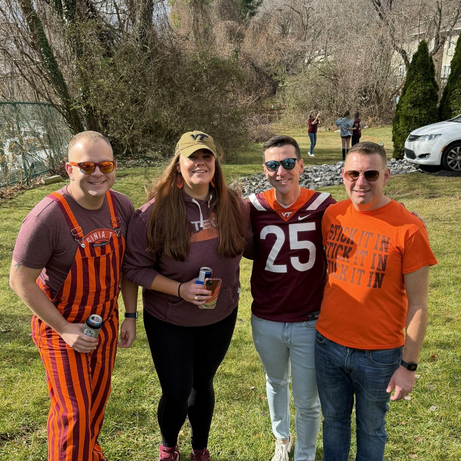 Tailgate before a Virginia Tech football game.