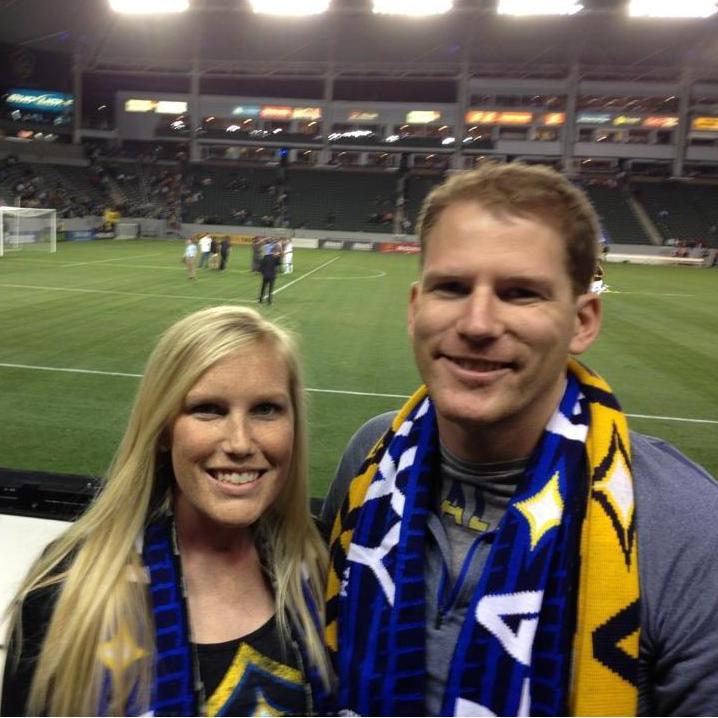 Our first LA Galaxy game