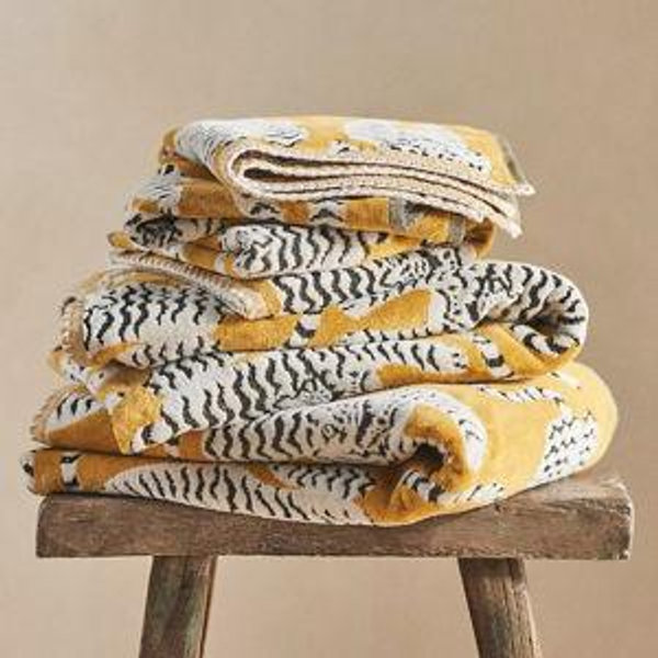 Isa Tiger Cotton Towel Collection