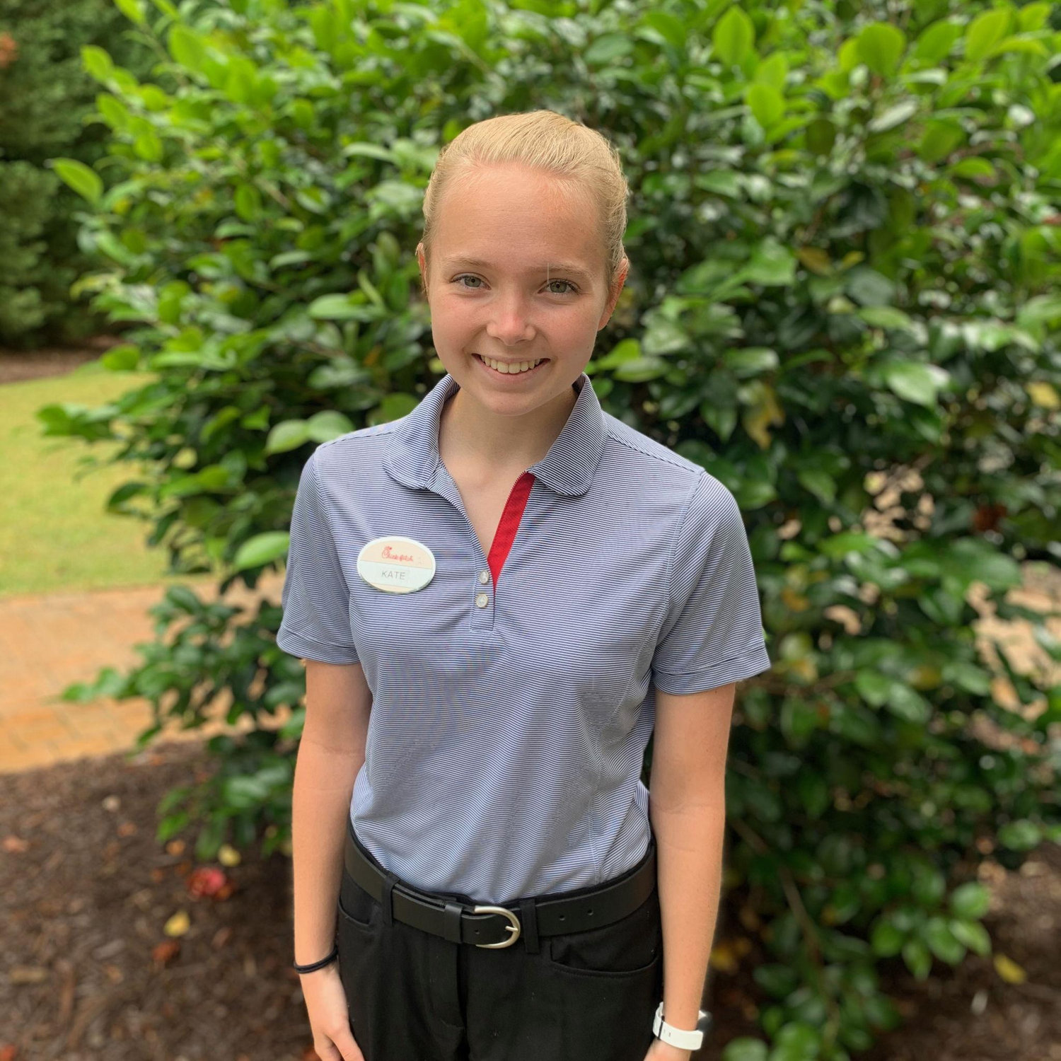 Kate's first week working at Chick-fil-A