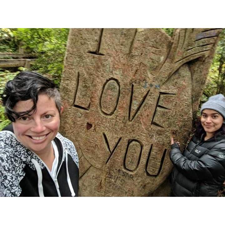 Some fitting graffiti in the Red Woods