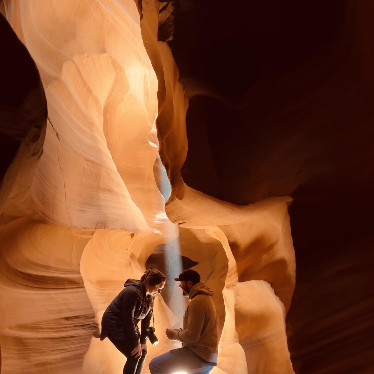 Engaged! Antelope Canyon, AZ