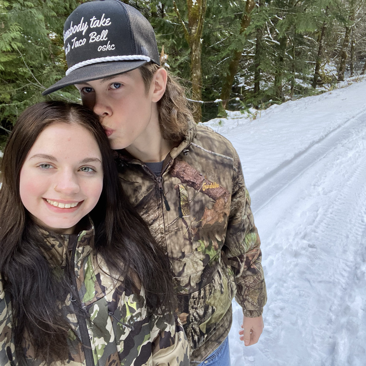 Snow for the first time together