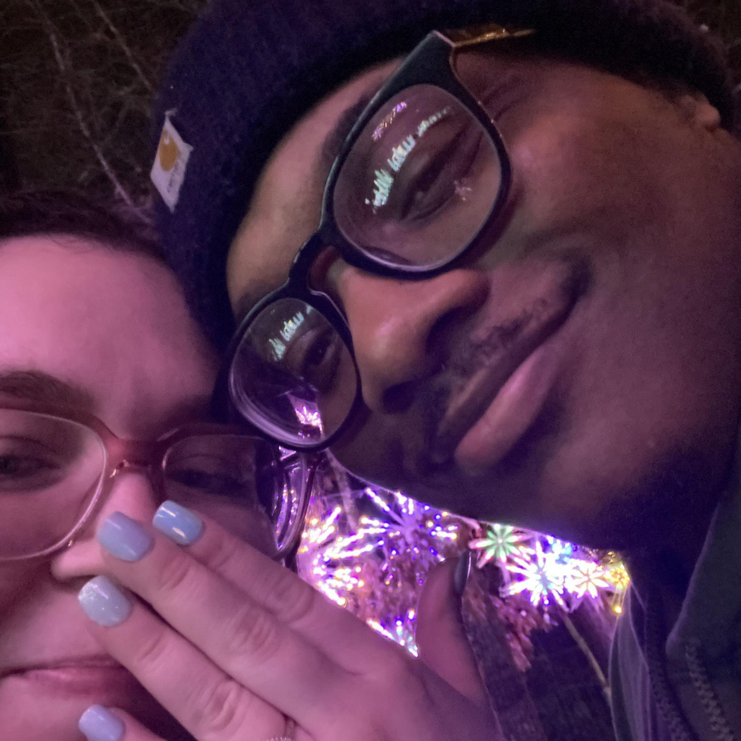 The very first photo we snapped after I said yes